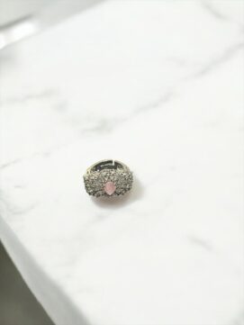 Erina Solitaire Ring Kisna White Gold Ring