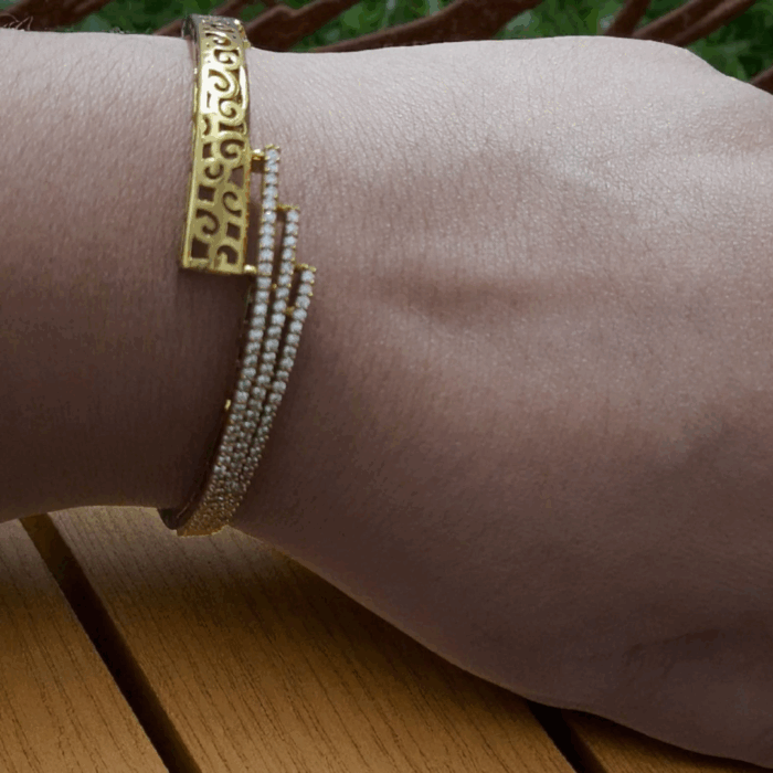 Regal Harmony Gold Bangle (3)